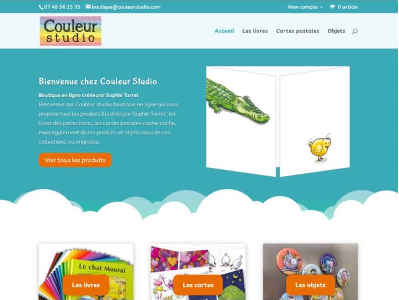 Boutique en ligne Couleur Studio